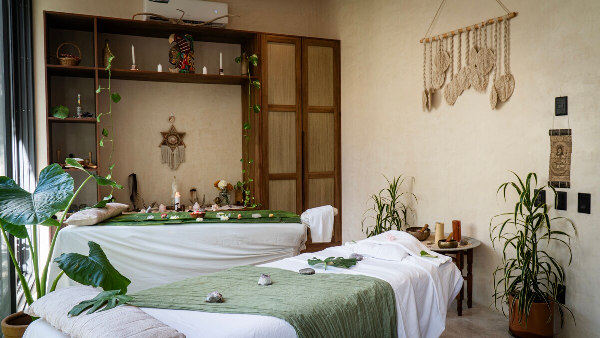 Master bathroom with luxury shower enclosure at Luxury Jungle VIBE Tulum