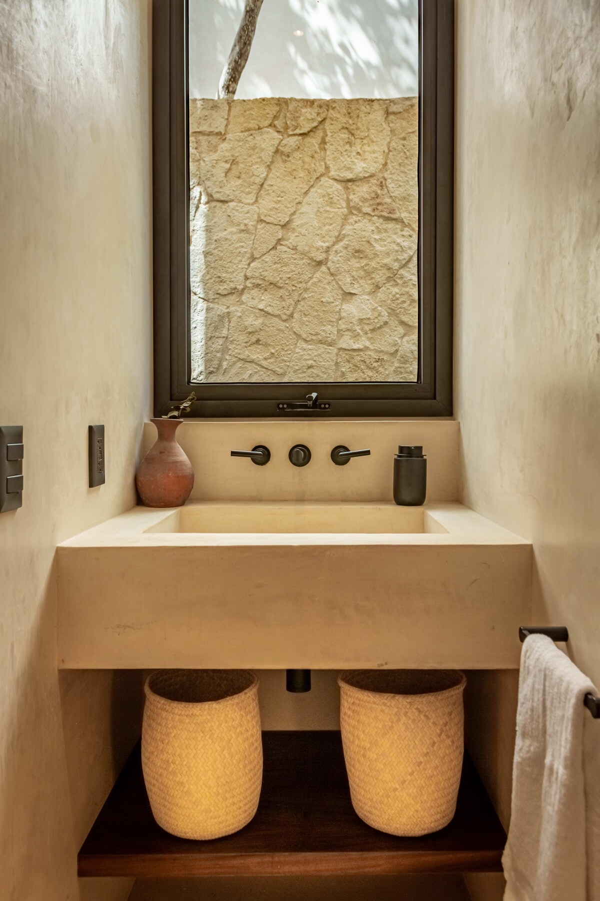 Villa balcony overlooking the lush jungle canopy at Luxury Jungle VIBE Tulum