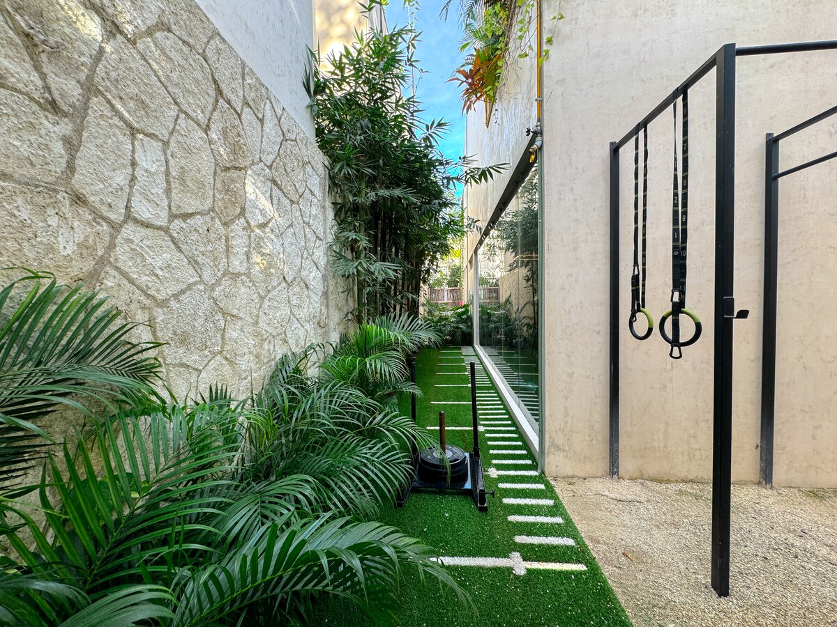 Detail of artisan tile work and luxury finishes at Luxury Jungle VIBE Tulum villa